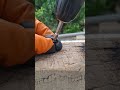Jam the wire with Screw Hacks 🤯. #diy #tips #lifehack #satisfying #drill #ytshort #viral #story #new