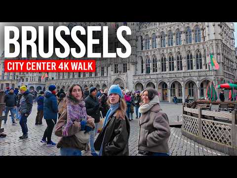BRUSSELS, Belgium 🇧🇪 More Than Chocolate & Politics | 4K Walking Tour