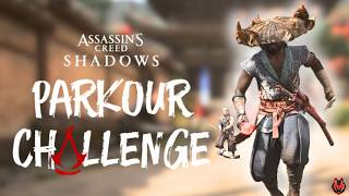 Can the Worst Parkour Character Succeed? AC Shadows Parkour Challenge