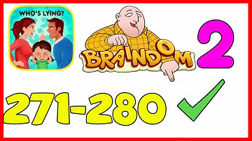 Braindom 2 Level 271 272 273 274 275 276 277 278 279 280 Solution or Walkthrough