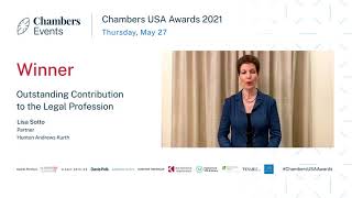 Chambers USA Awards 2021 Lisa Sotto Outstanding Contribution to the Legal Profession