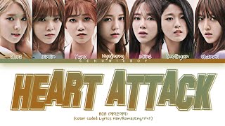 AOA (에이오에이) - 'Heart Attack (심쿵해)' Lyrics [Color Coded Lyrics Han/Roma/Eng/가사]