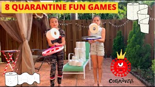 8 Fun games with toilet paper | Веселые игры для всей семьи