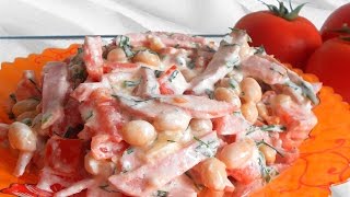 видео Картофельный салат - сытное и вкусное дополнение к ужину