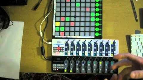 National Trevor Interactive Generative Launchpad software - explantion 3: generative collisions