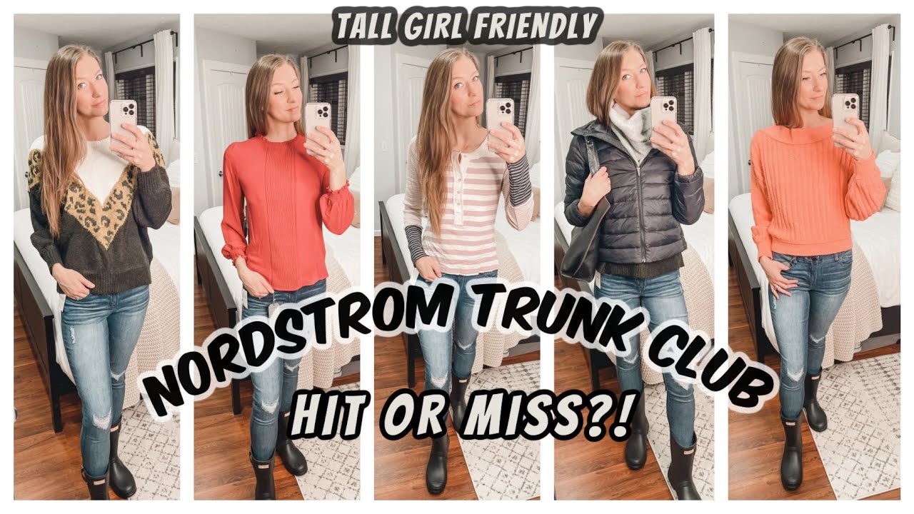 *NEW* Nordstrom Trunk Club TRY ON HAUL | Tall Girl Friendly | Free People, BaubleBar, Hunter & B.P.