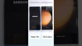 Samsung Galaxy Note 10 Plus Vs S23 Ultra boot test #samsung #youtubeshorts #shorts