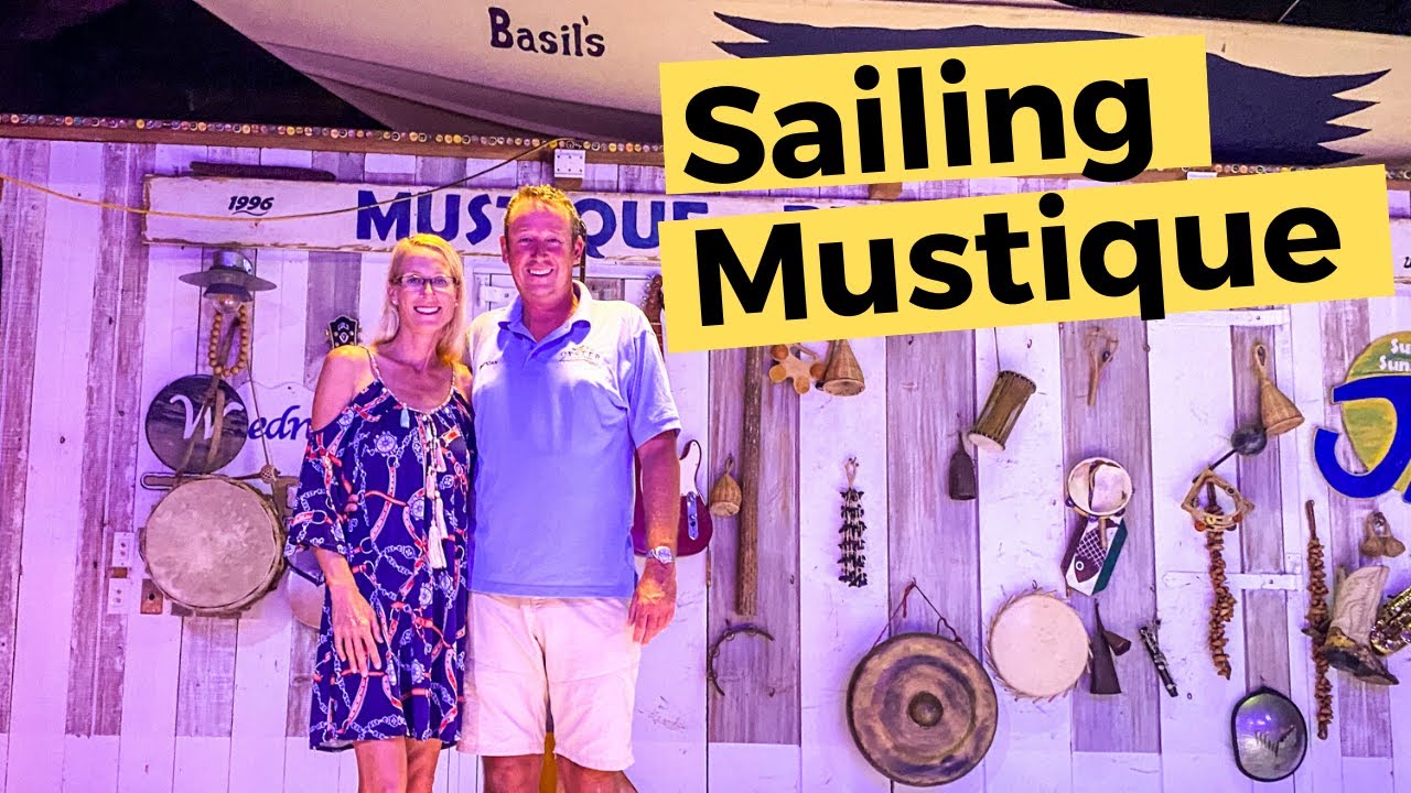 Sailing to Mustique in the Grenadines