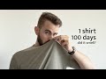 I wore the exact same shirt for 100 days - Wool&Prince Review