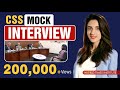 CSS Mock Interview | Rida e Zahra | World Times Institute | Full Interview
