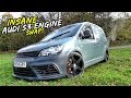 INSANE AUDI S3 ENGINE 356BHP VW CADDY *DOES NOT END WELL*