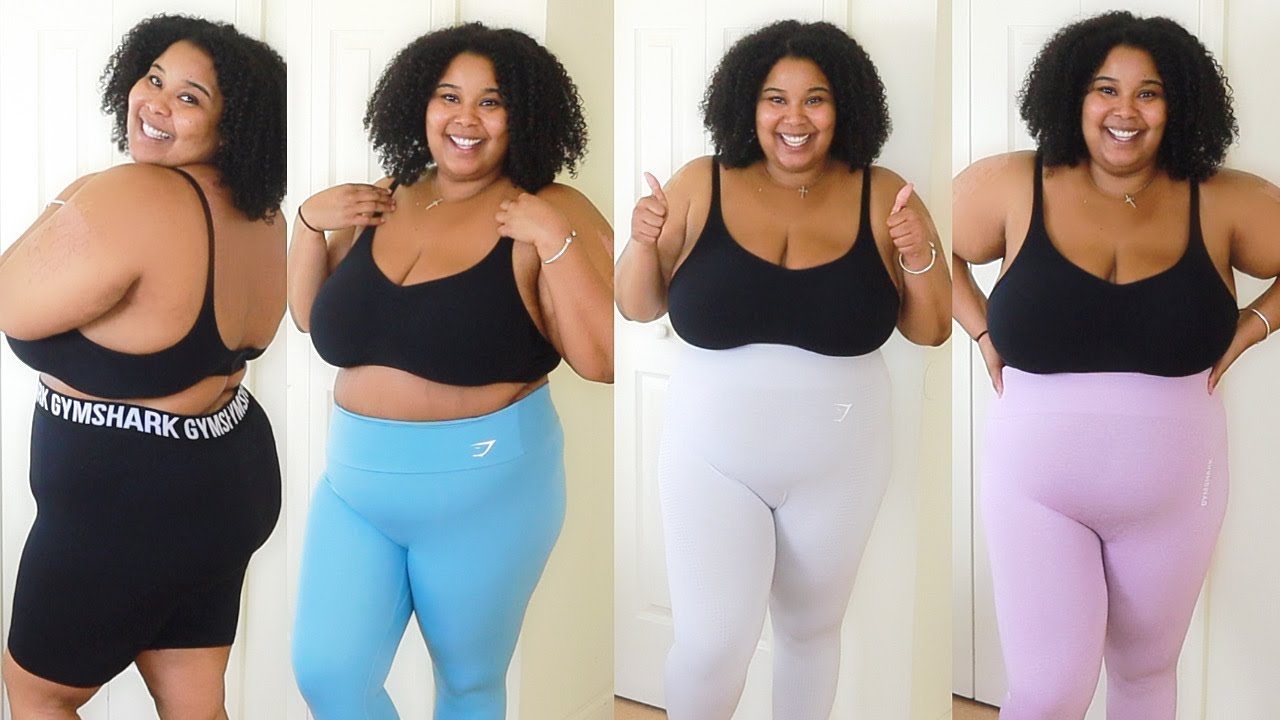 Plus Size GymShark Haul 2021  Curvy Women option 50% OFF