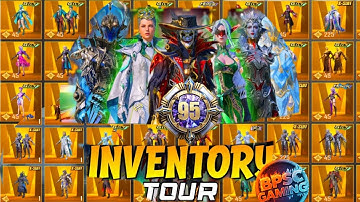 COLLECTION 🤯LEVEL 95+ ☠️ || INVENTORY REVEALED 😍 #pubg #bgmi #pubgmobile