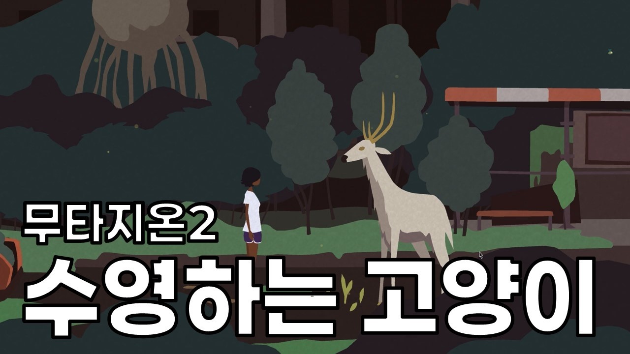 고양이랑 같이 수영을 해요