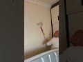 The process of stucco glue in front