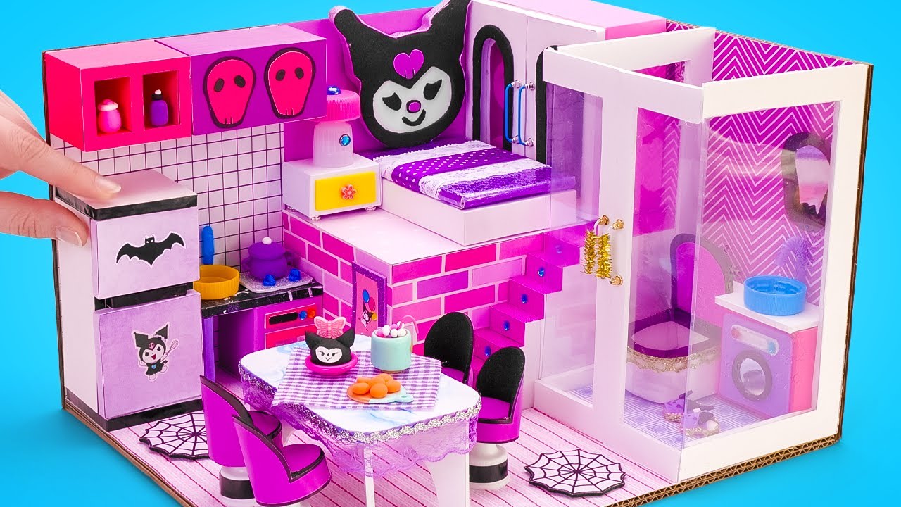 Преображение дома мечты Куроми! 💜 Поделки из картона с Сэмом и Сью