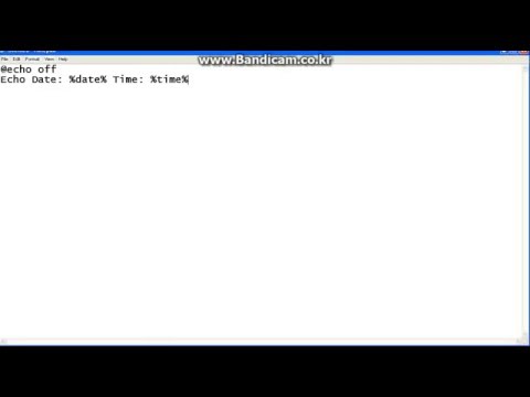 how to make a clock in notepad (very easy)