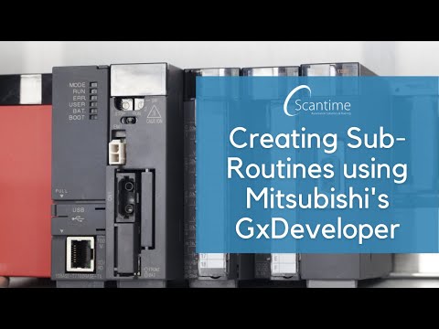 How to Create Sub-Routines using Mitsubishi's GxDeveloper!