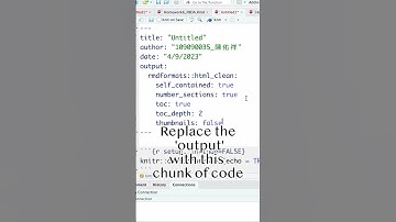 How to have a sidebar in your Rmarkdown HTML