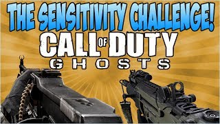The Sensitivity Challenge! (Call of Duty Ghosts Gun Game)