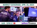 Stock market today: US stocks tumble after Meta&#39;s reality check, soft GDP print | April 25, 2024