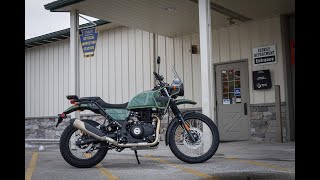 Installing GIVI Engine Guards on a 2022 Royal Enfield Himalayan.