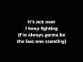 Last One Standing - Simple Plan (Lyrics)