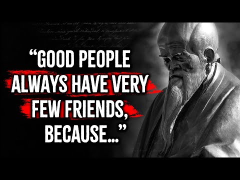 Ancient Lao Tzu's Life Lessons to Learn in Youth and Avoid Regrets in Old Age