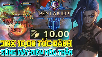 AR URF 2025 - JINX 10.00 TỐC BẮN SIÊU CUỒNG NỘ – PENTAKILL DỄ NHƯ ĂN KẸO !