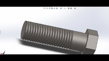 How to insert Helix and make "v" Threads on bolt in solidworks .CAD/CAM