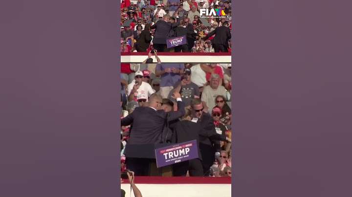 El momento en que Donald Trump es herido durante un mitin en Pensilvania, EU