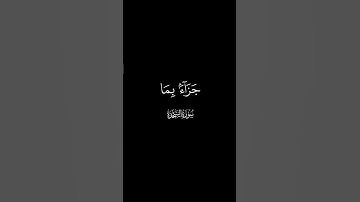 فلا تعلم نفس ما أخفي لهم || كرومات قران شاشه سوداء #القارئ عبد الرحمن مسعد