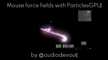 Mouse Tracking and Force Fields with ParticlesGPU - TouchDesigner Tutorial