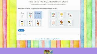 Mixed Letters – Matching Letters to Pictures & Words #4 | Alphabet Games for Kids screenshot 2