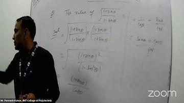 Online Lecture Series:-INTRODUCTIONOF TRIGONOMETRY  BY MR. PARMESH KR, IIMT College of Polytechnic"