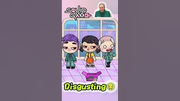 Disgusting Squid game 🤮 Squid game #squidgame #squidgame2 #avatarworld #pazu #tocaboca #squid #toca