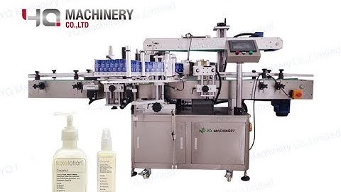 square jar wrap around labeling machine for four side sticker label applicator