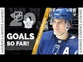 Auston Matthews (#34) | 2021-22 Goals | TOR | FIRST 20 GOALS | NHL Highlights