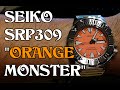 Seiko SRP309 "Orange Monster" - Review, Measurements and Lume