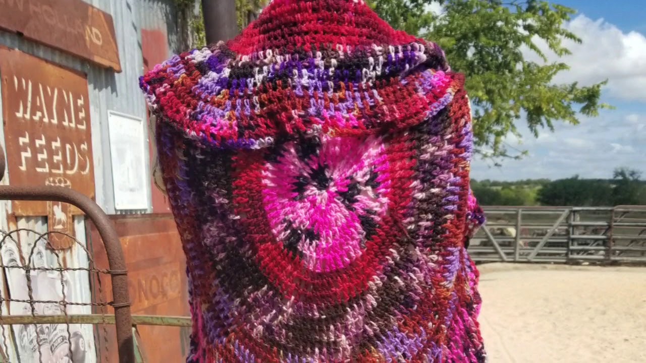 Apple Pickin shawl from Zorn Junction Yarn Co YouTube