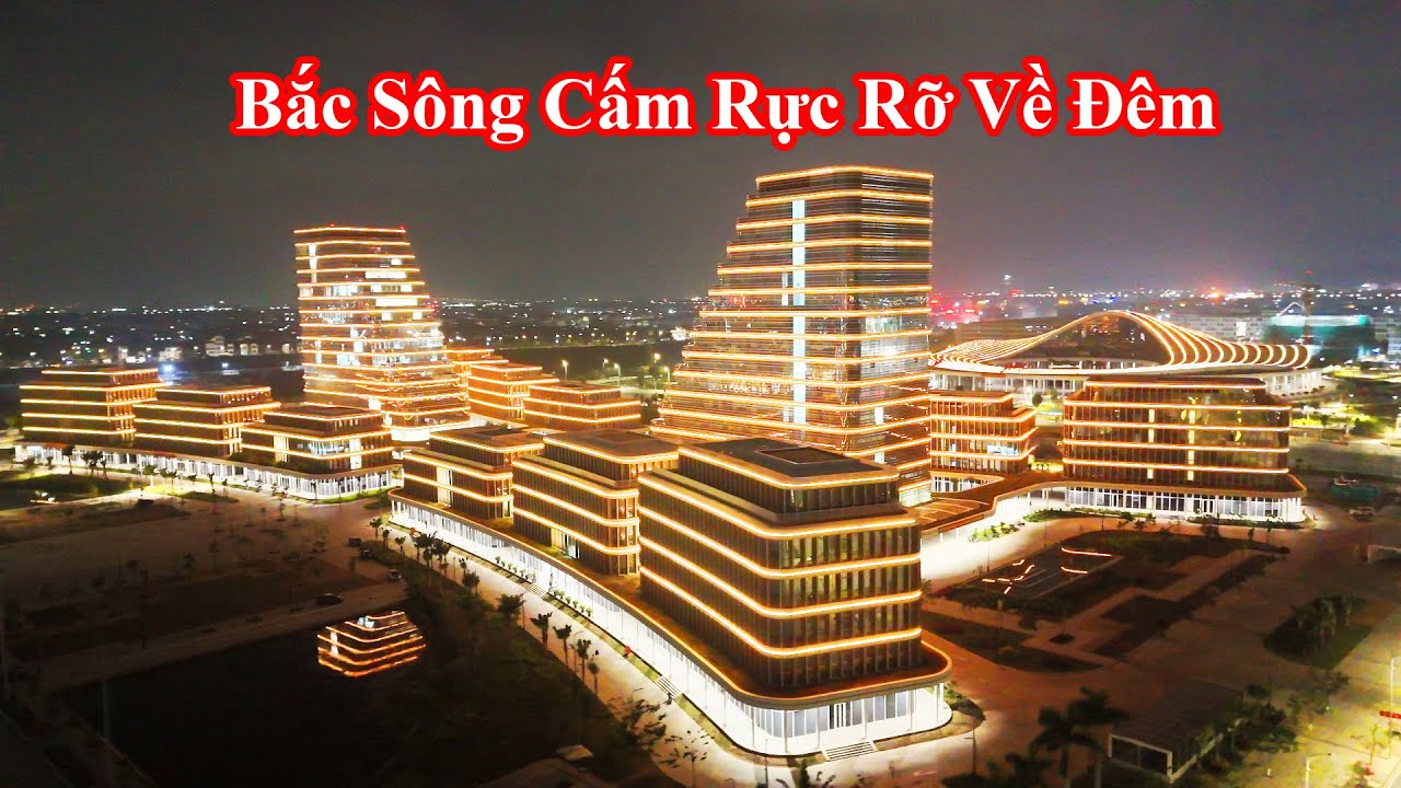 Hải Phòng về đêm: Trung tâm Chính trị – Hành chính rực sáng về đêm