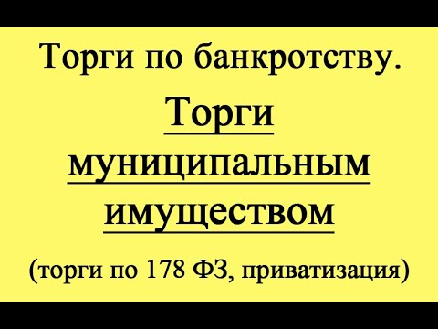 О приватизации государственного и муниципального имущества (достаточно развёрнуто)