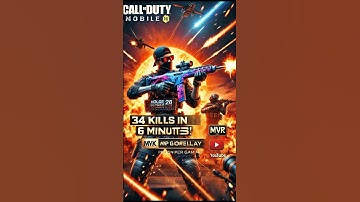 34 Kills in 6 Minutes! 💥 Call of Duty Mobile MVP Gameplay | Holger 26 Domination 🔥 #Shorts