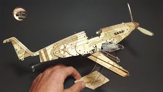 Сборка МЕХАНИЧЕСКОЙ Модели Самолёта Speed Fighter от Veter Models в 1/32 ч.1/2