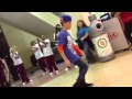 Cavs game concourse