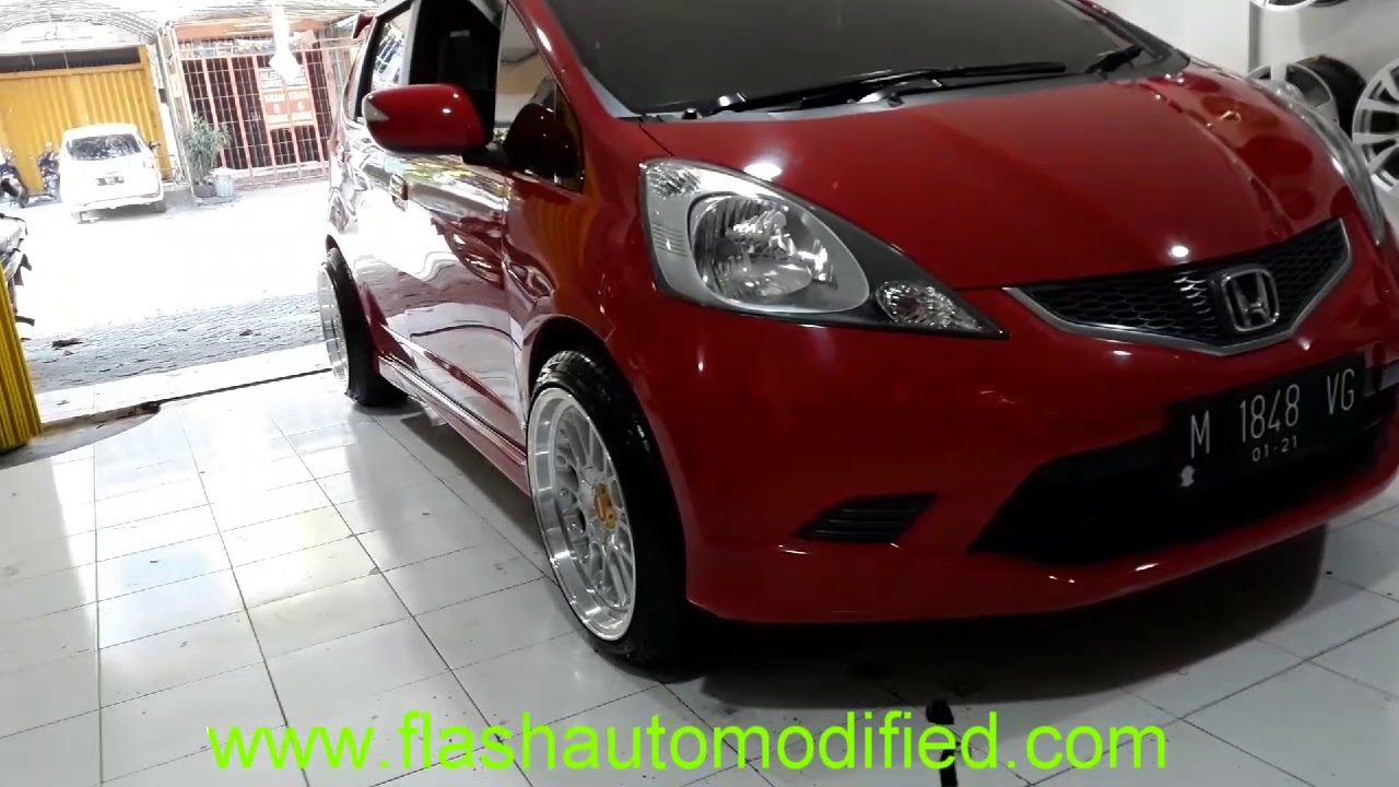 Honda Jazz Modifikasi Velg BBS Ring 17 YouTube Honda Jazz Modifikasi Velg BBS Ring 17 YouTube