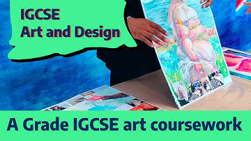 (A) IGCSE Art Component 1- HIGHEST MARK IN REGION- IGCSE Art and Design  #gcseart #igcseart
