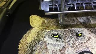 Wolf Embroidery