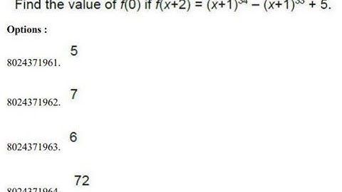 CSIR-NET November 2020 Part A - Question 7