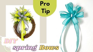 Make Your Own Spring Bows with Bowdabra
